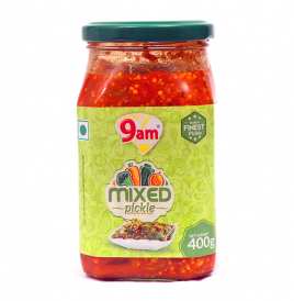 9am Mixed Pickle   Glass Jar  400 grams